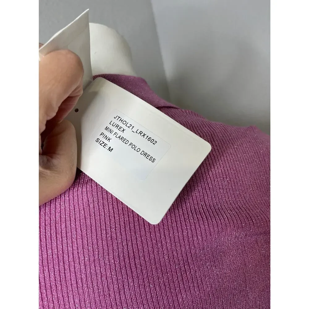 JoosTricot Revolve Mini Polo Dress in Pink - Picture 8 of 11